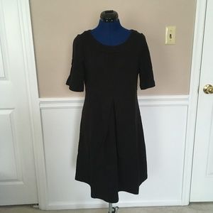 semantiks womens m black dress cotton blend stretc